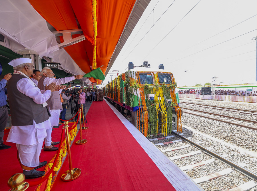 PM Modi inaugurates 103 Amrit Bharat stations, says huge effort on to build modern infrastructure for developed India