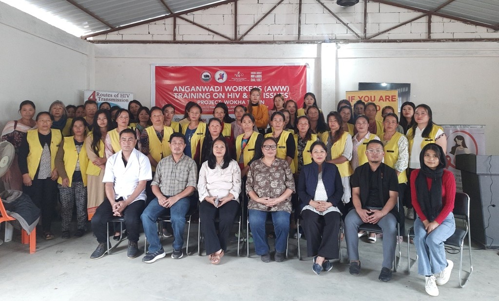 Angwandi workers in wokha trained on HIV and STI