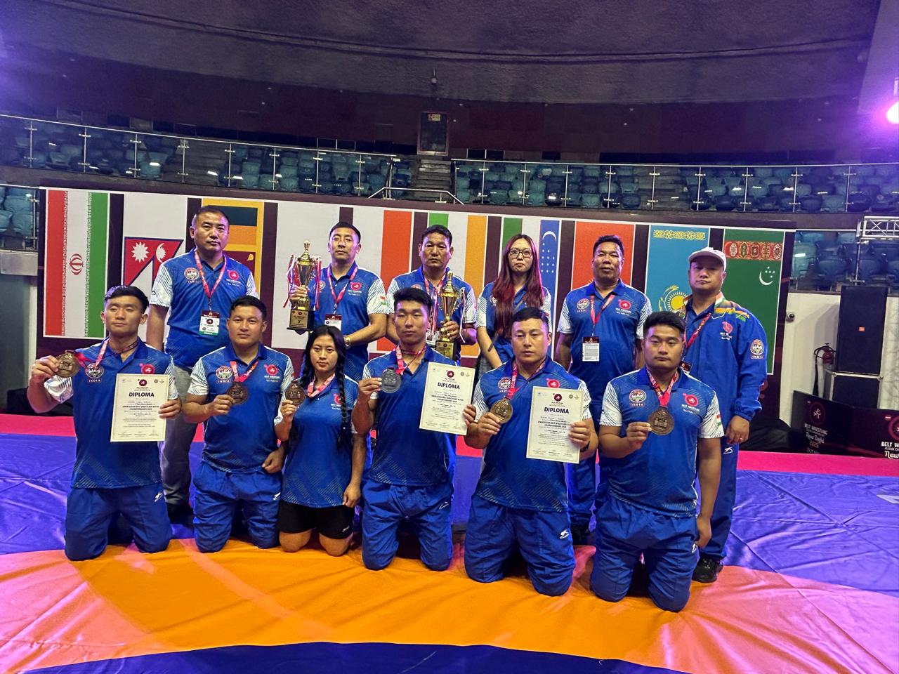 Asian belt wrestling: Nagaland wrestlers win six medals for india