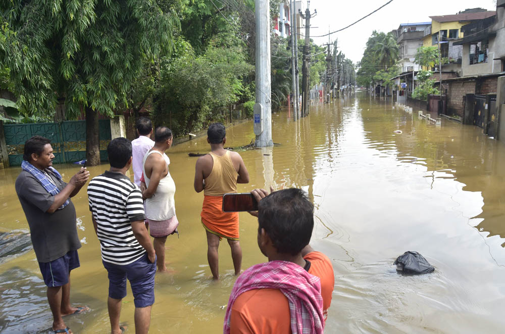 Heavy rain causes floods in parts of Assam, 5 killed in landslides
