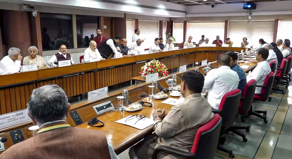 At least 100 terrorists killed in Indian strikes, Operation Sindoor ongoing: Rajnath at all-party meeting