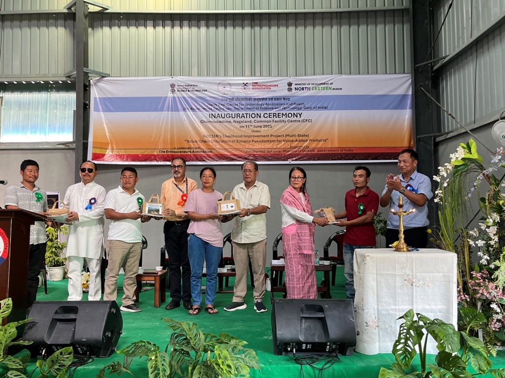 Common facility centre for banana fibre extraction inaugurated at Kukidolong