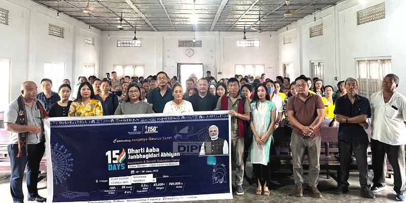 Series of DA-JGUA outreach camps held in Nagaland villages and towns