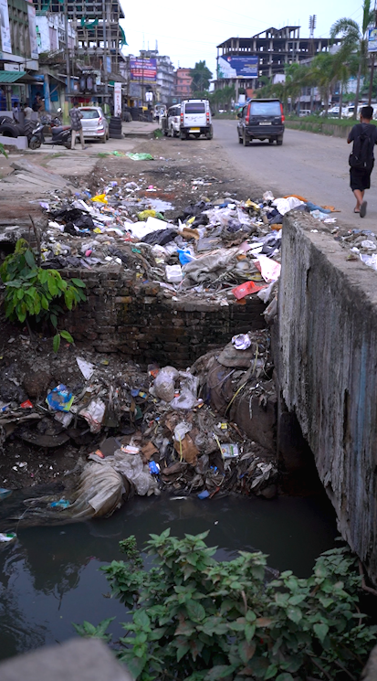 Eyesore: Plastic waste mars Dimapur cityscape