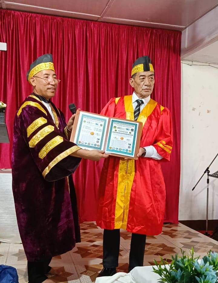 Dr. Povotso lohe recieve honorary doctorate