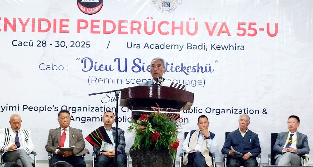 Dr. Shürhozelie Liezietsu reaffirms Ura Academy’s commitment to promoting Tenyidie