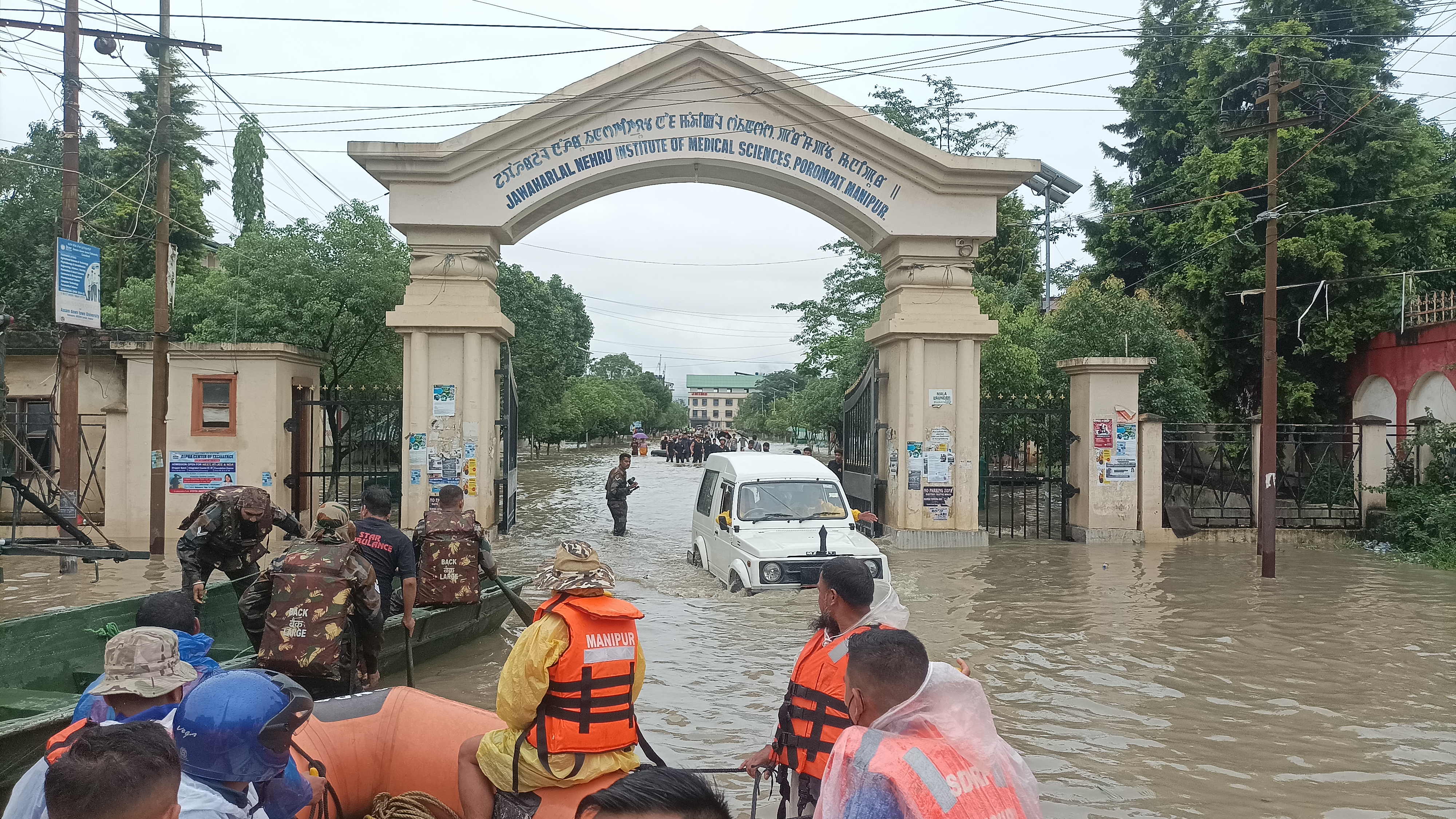 Flood situation in manipur perists, 3365 houses damaged