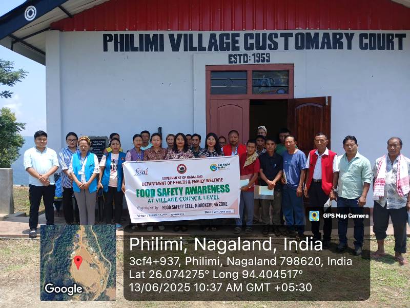 Food safety awareness campaign held in Zunheboto district