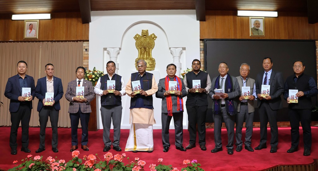 Governor releases a book on Lotha Naga customary law
