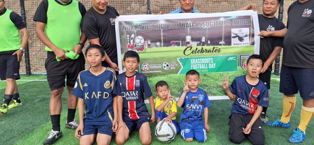 Wokha, Zunheboto observe Grassroots football day