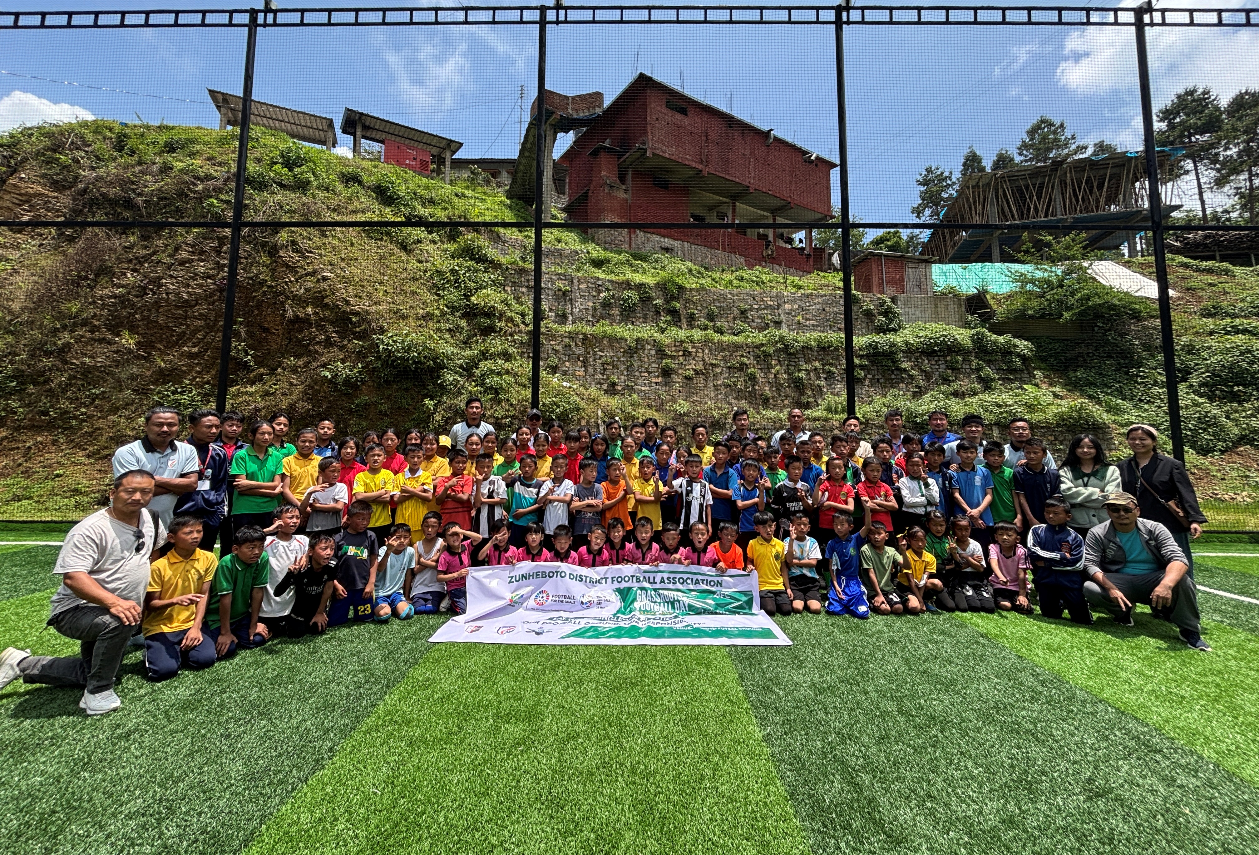 Wokha, Zunheboto observe Grassroots football day