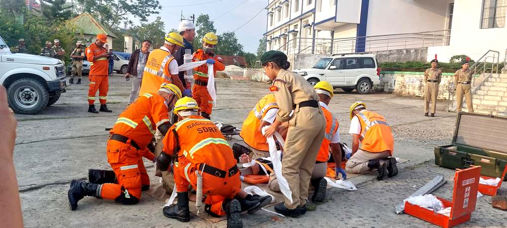 Operation Abhyaas: Civil defence mock drill held in Kohima