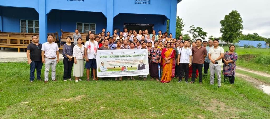 KVK Dimapur conducts outrach programme on VKSA campaign