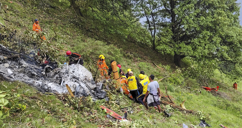 Uttarakhand: Chopper crash near Kedarnath shrine, all seven on board killed