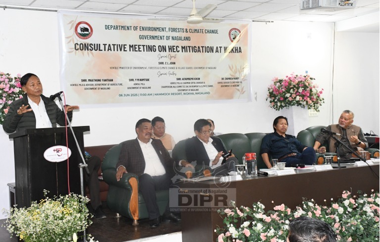 Leaders discuss huma-elephant conflict in wokha