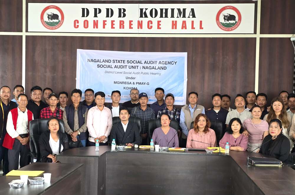 MGNREGS PMAY-Gramin social audit held in Kohima district