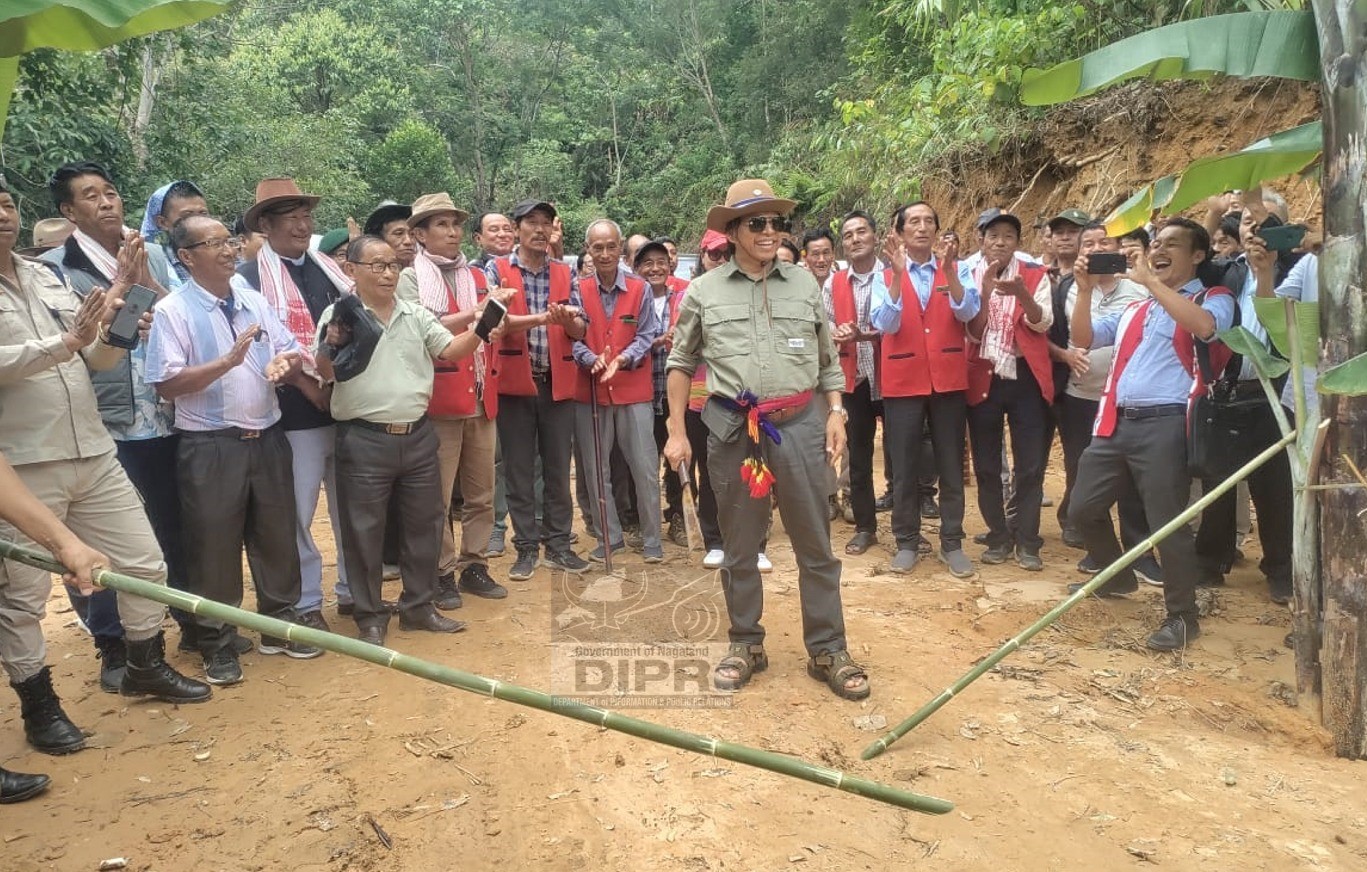MLA Achumbemo kokon inaugurates Mekokla-Changki link road