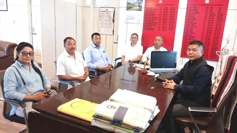 MP Supongmeren Jamir meets officials to assess landslide situation 