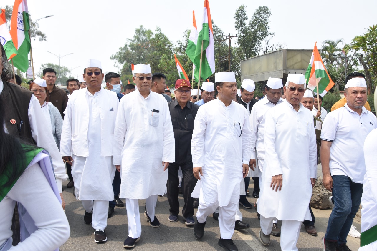 Manipur congress organises Jai Hind yatra in Imphal