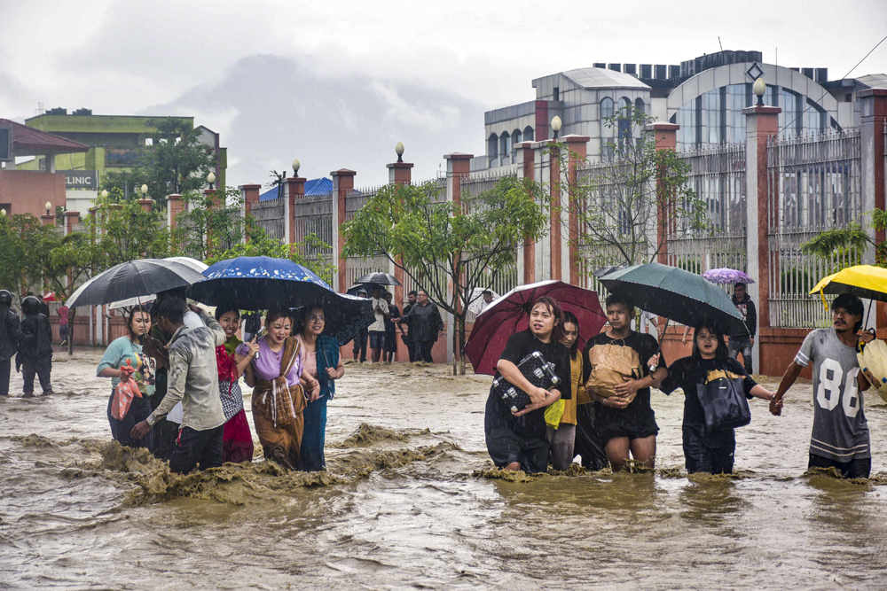 Rising water level in Imphal river has compounded distress of people in Manipur: Congress