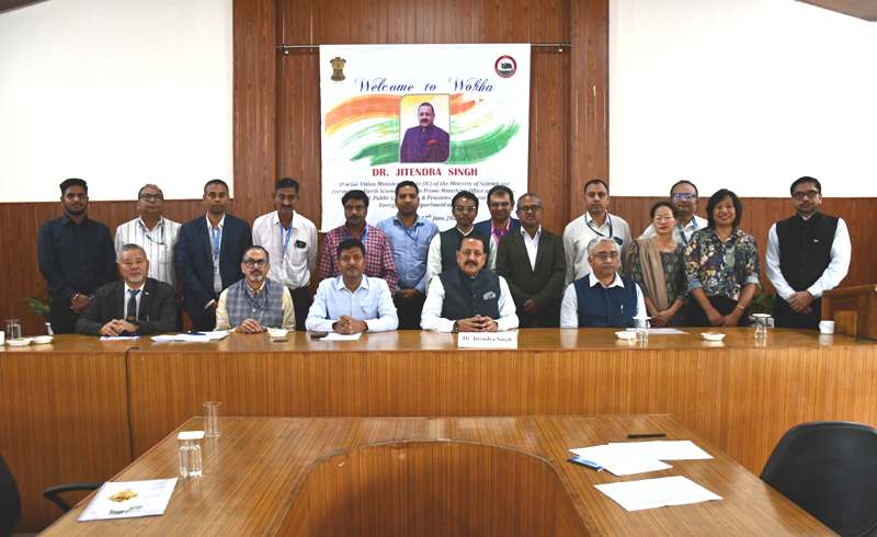 MoS Jitendra Singh holds review meeting with NE scientific institutions in Wokha