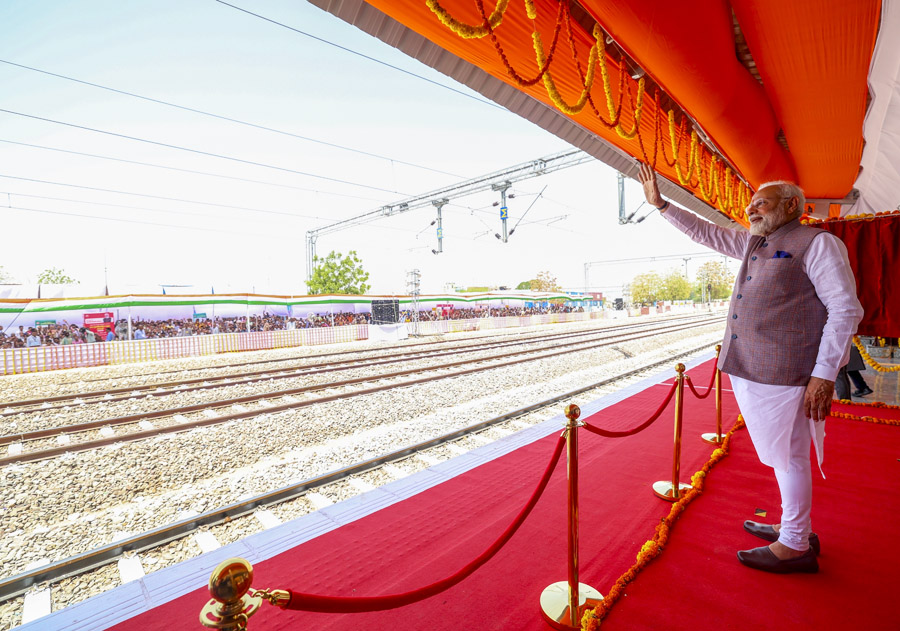 PM Modi inaugurates 103 Amrit Bharat stations, says huge effort on to build modern infrastructure for developed India