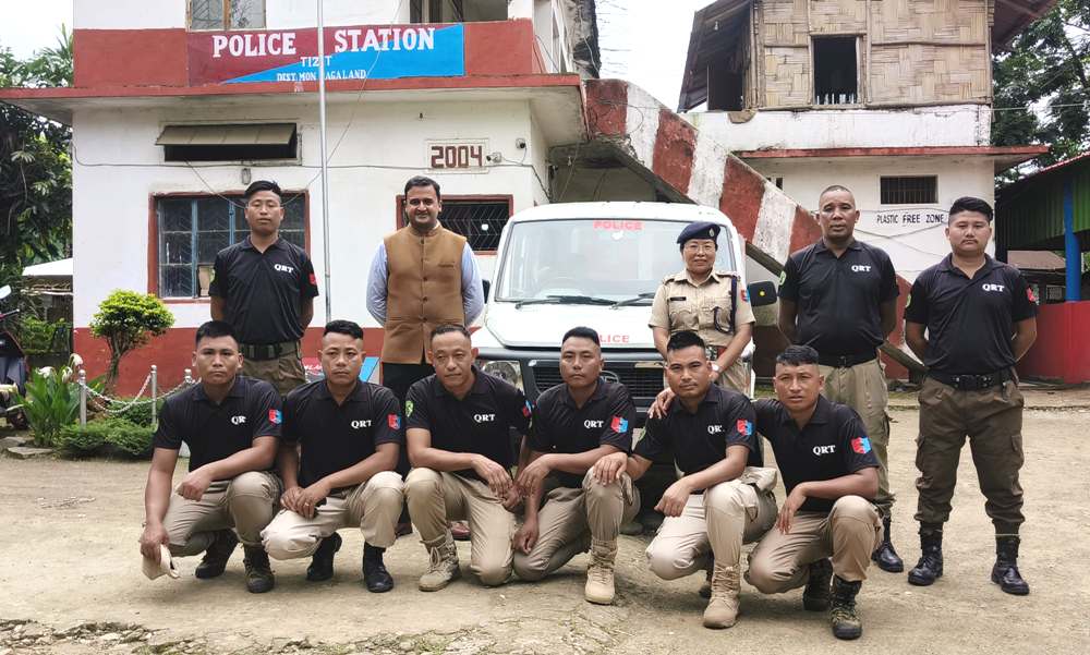 Mon Police launch QRT, traffic cell in Tizit