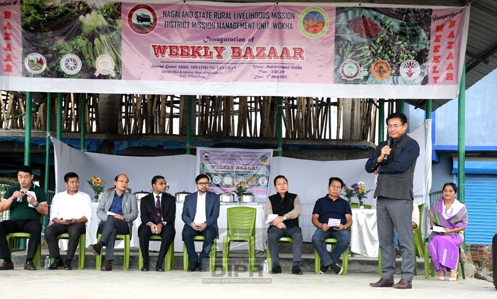 Nagaland State Rural Livelihood Mission launches ‘Weekly Bazaar’ in Wokha