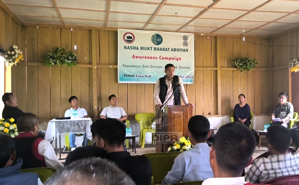 Nasha Mukt Bharat Abhiyaan awareness programme held in Thonoknyu