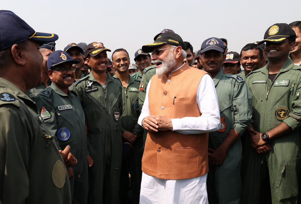 PM Modi travels to Adampur air base, says India eternally grateful to armed forces