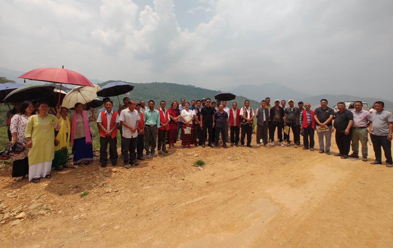 Prayer service for construction of sangtam heritage gate held in sanphure