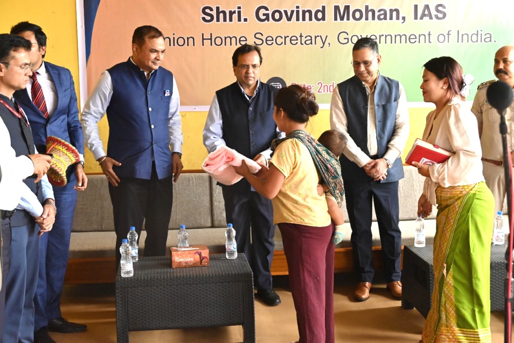 MHA officials visit Manipur’s Churachandpur district