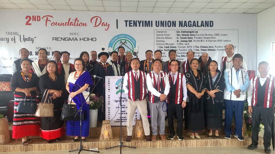 Tenyimi Union Nagaland celebrates 2nd foundation day