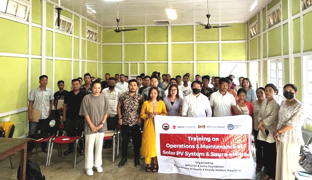 Training on solar PV system operations, maintenance conducted in Tuensang