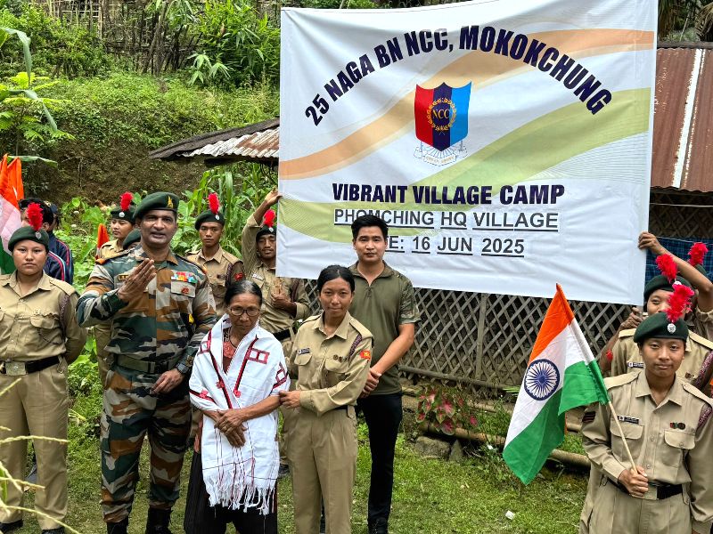 NCC Mokokchung conducts ‘Vibrant village camp’ at Phomching