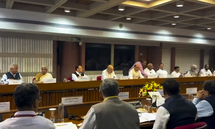 All-party meet on Pahalgam: Leaders seek action against terror camps, assure government of full support