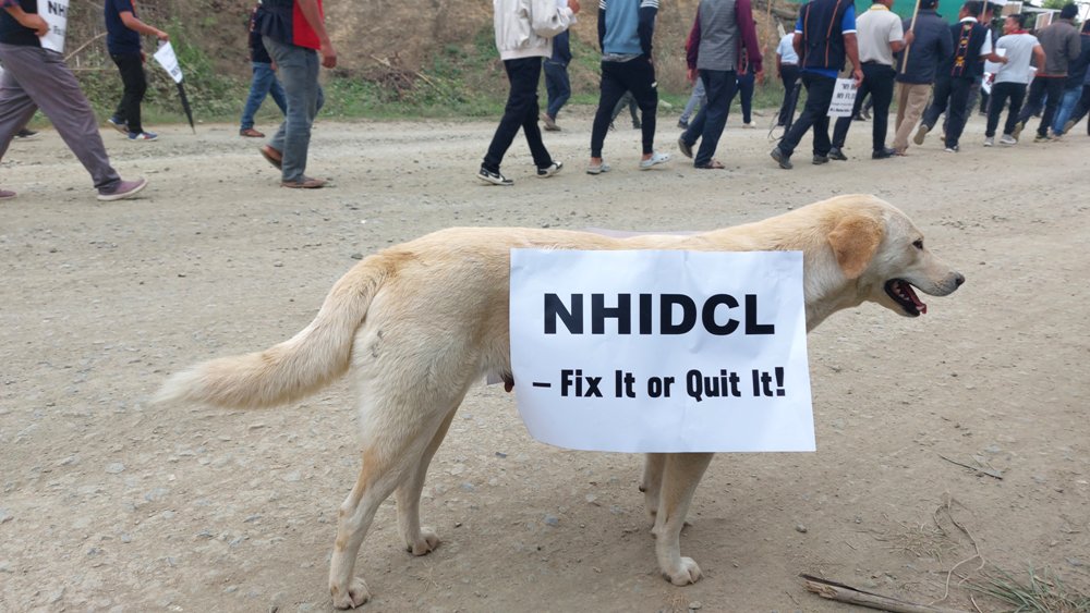 Chakhesang Students’ Union launches peaceful protest over Kohima-Jessami road