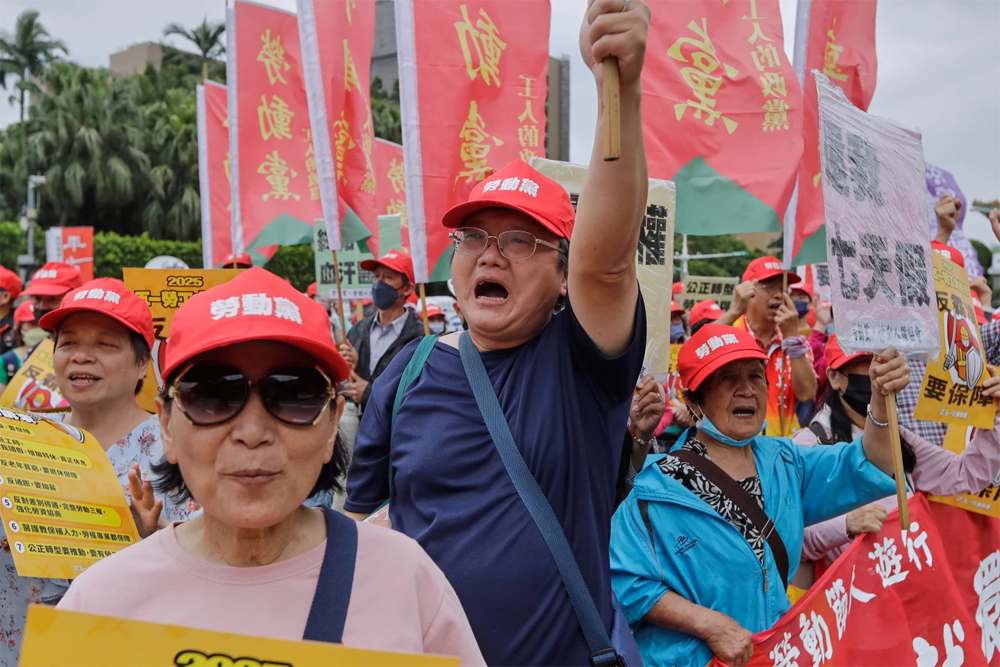 From Tokyo to Los Angeles, workers observe May Day with marches, demonstrations