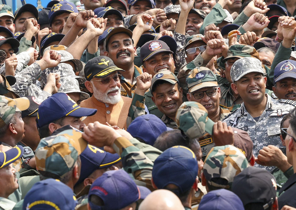 PM Modi travels to Adampur air base, says India eternally grateful to armed forces